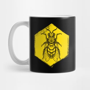 Vintage bee design Mug
